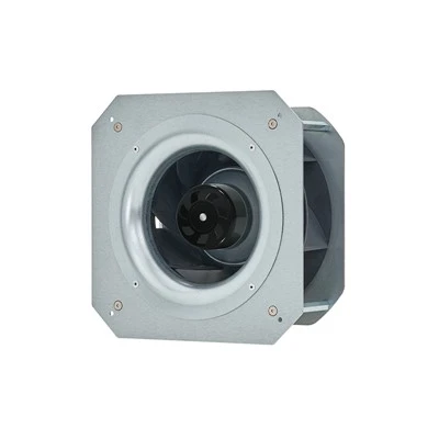 Ventilator centrifugal 220 mm rezistent la apă IP55 EC-AC curbat înapoi cu suport de suport PK3N220B2E-RZ0